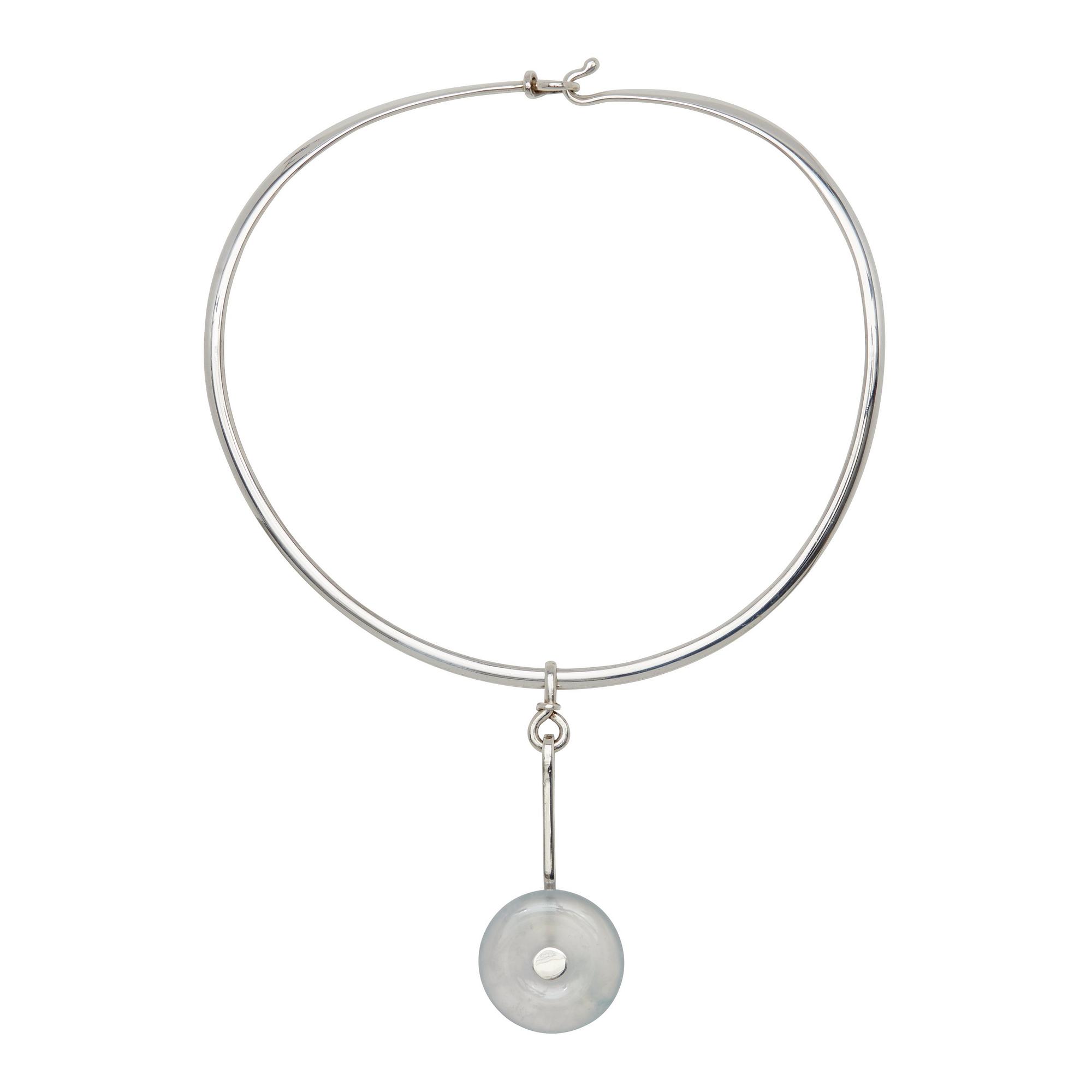 Vivianna Torun Bülow-Hübe, a sterling necklace, own workshop, 21st century.