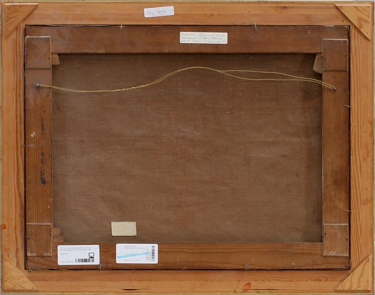 JOHAN ULRIK BREDSDORFF. Olja på duk. Monogramsign J.U.B o dat 1889.