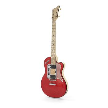 42. Hagström, elgitarr, "DeLuxe Large Model", Älvdalen, 
från den första serien 1958 som tillverkades i 200 exemplar.