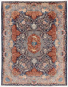 Carpet, Kashmar approx. 385 x 298 cm.
