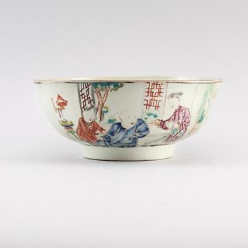 SKÅL, porslin, Kina, Qianlong 1736-1795.