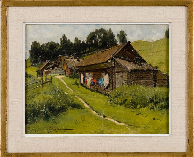 ALEXANDR MAKOVSKI, SUMMER IN THE VILLAGE.
