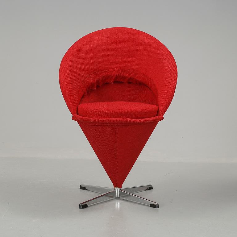 FÅTÖLJ, "Cone Chair", Verner Panton, Fritz Hansen.