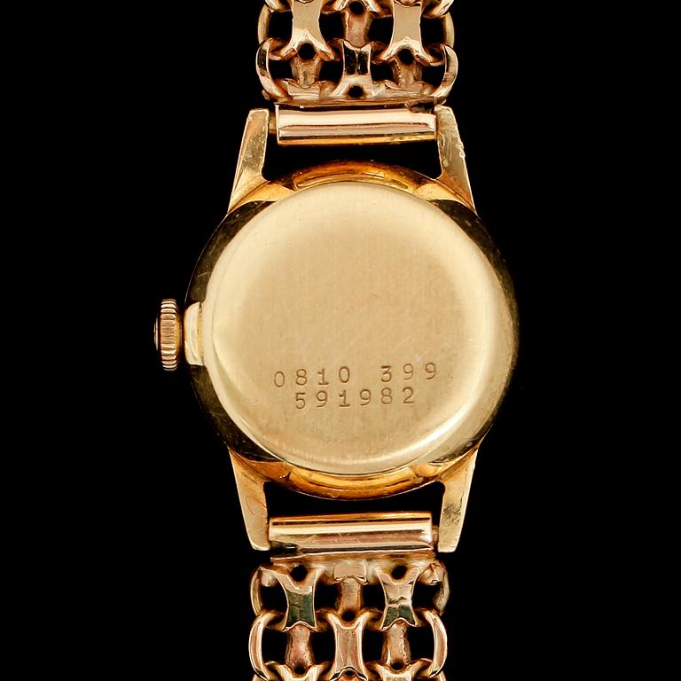 ARMBANDSUR, 18 k guld, 1967, Certina. Total vikt med urverk ca 22 gram.