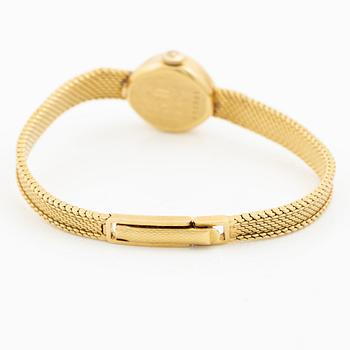 Certina, wristwatch, 15.5 mm, 18K gold.