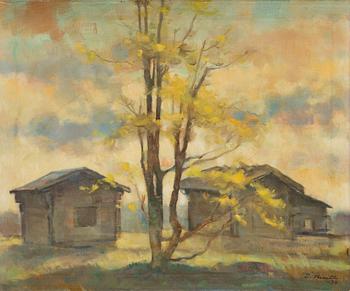 Ilmari Huitti, oil on canvas, signed and dated-38.