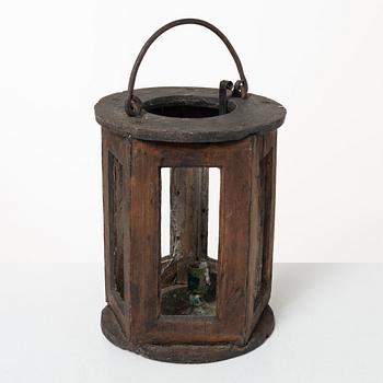 Lantern, folk art, 19th century.