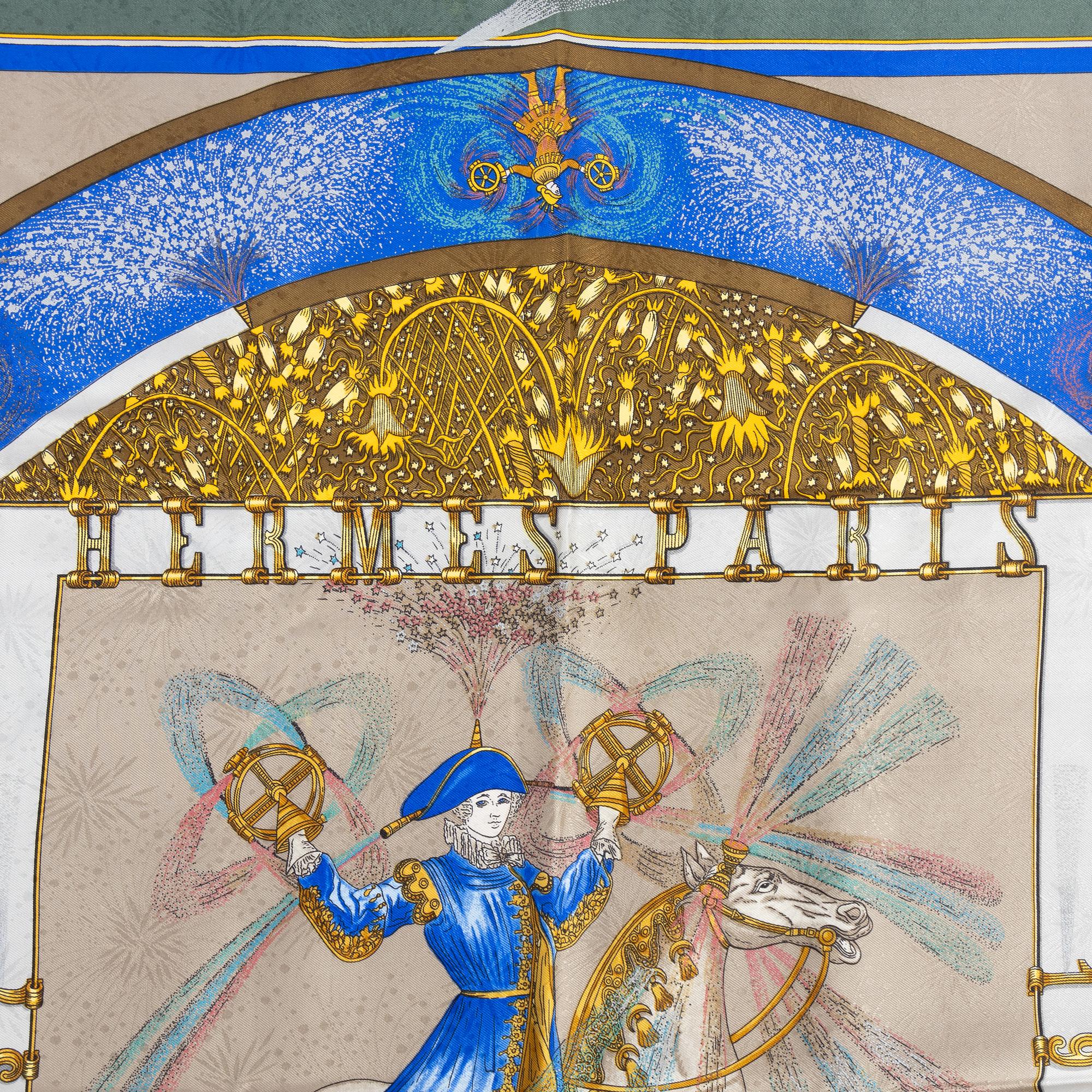 Hermès, scarf, "Feux d'Artifice".