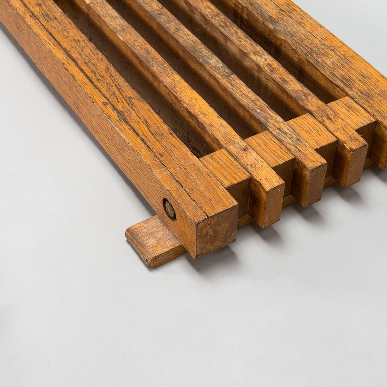 Two 1962 front door boot scrapers made to order, O.Y. Huonekalu- ja Rakennustyötehdas A.B.