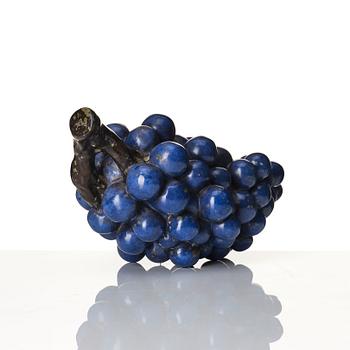 Hans Hedberg, a faience sculpture of a bunch of grapes, Biot, France.