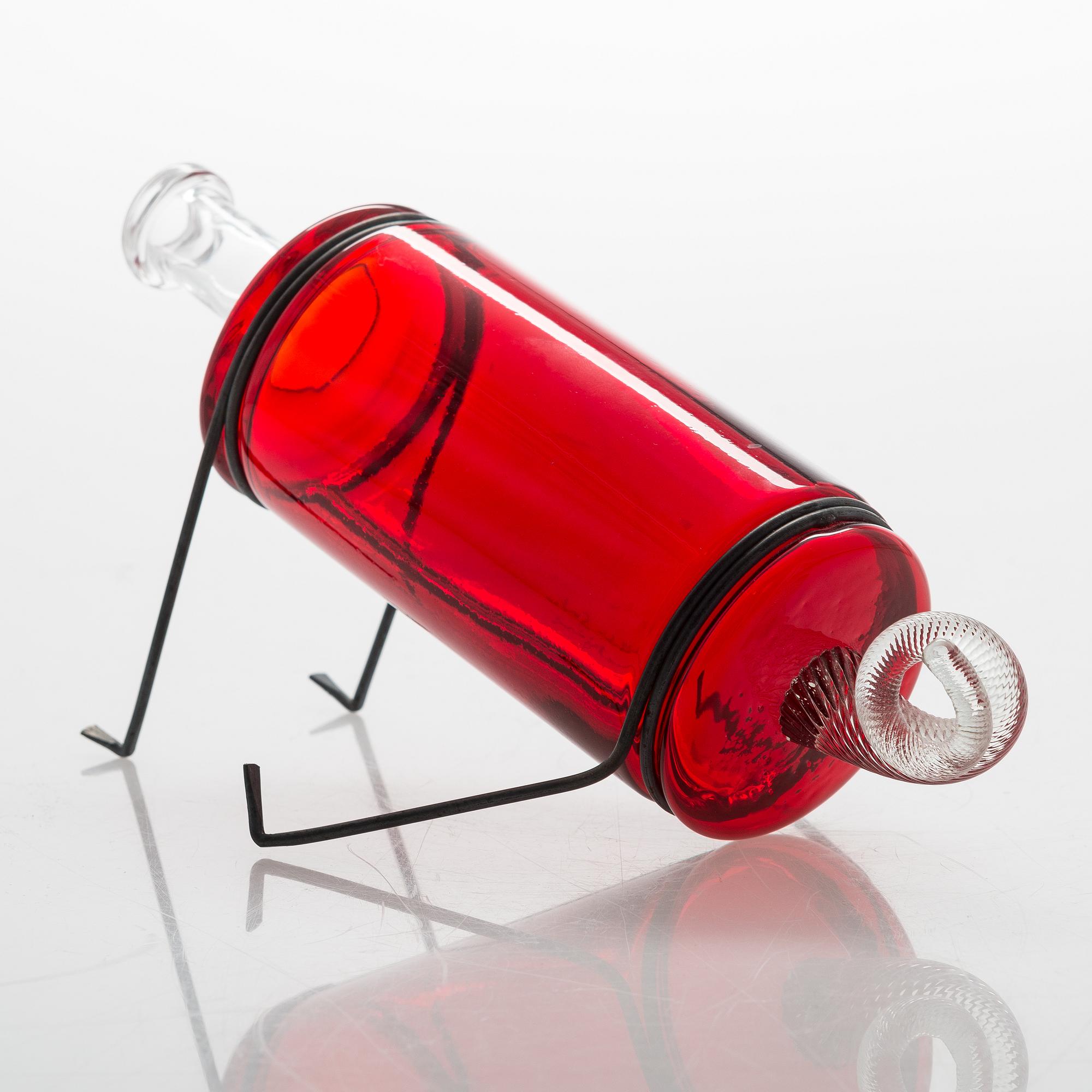 Markku Salo, glass sculpture, year dog, signed Markku Salo, Nuutajärvi 2014, numbered 89/100.