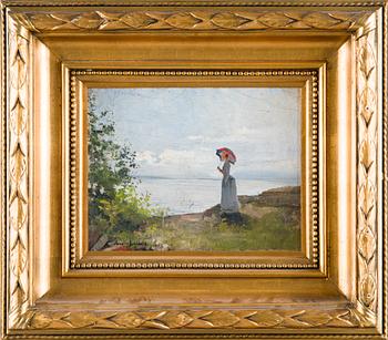 Amelie Lundahl, Nainen rannalla.