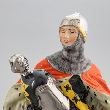 Friedrich wilhelm wessel, a porcelain figurine, Frankenthal, 1950's/60's.