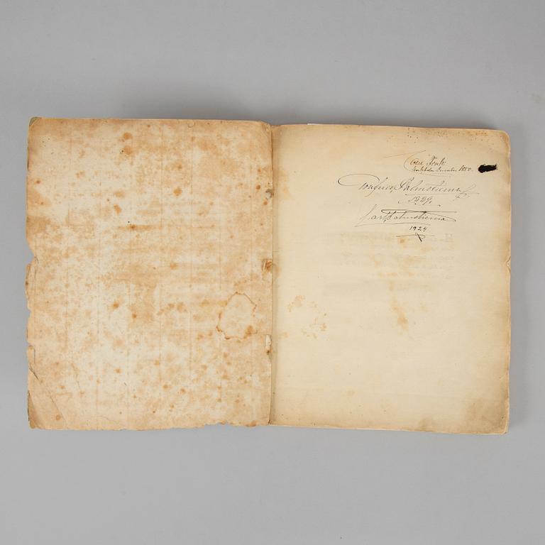 Extremely rare first edition of ”Journey to Italy” (1786).