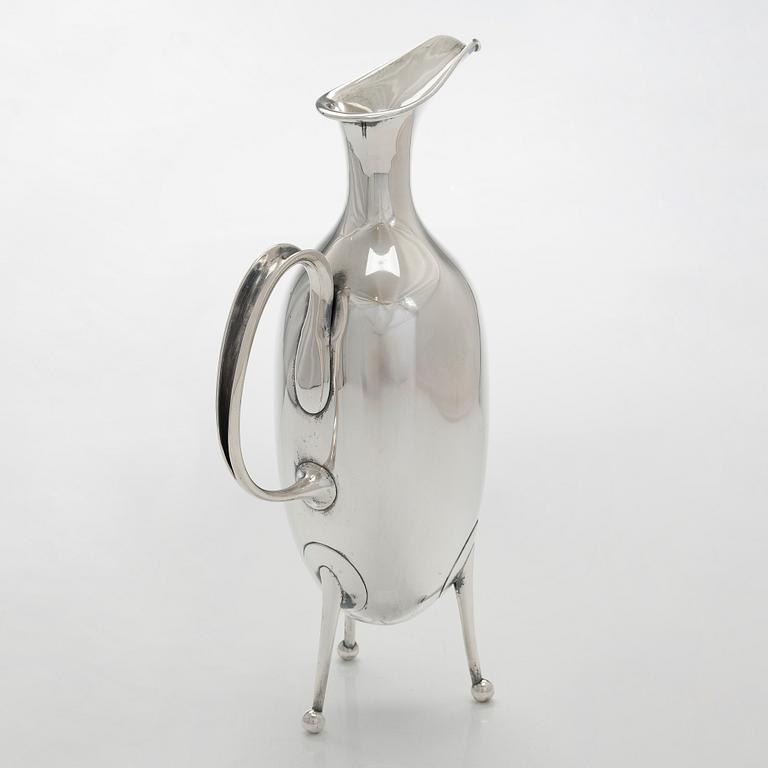 Tapio Wirkkala, silver ewer TW 77, Kultakeskus, Hämeenlinna 1955.