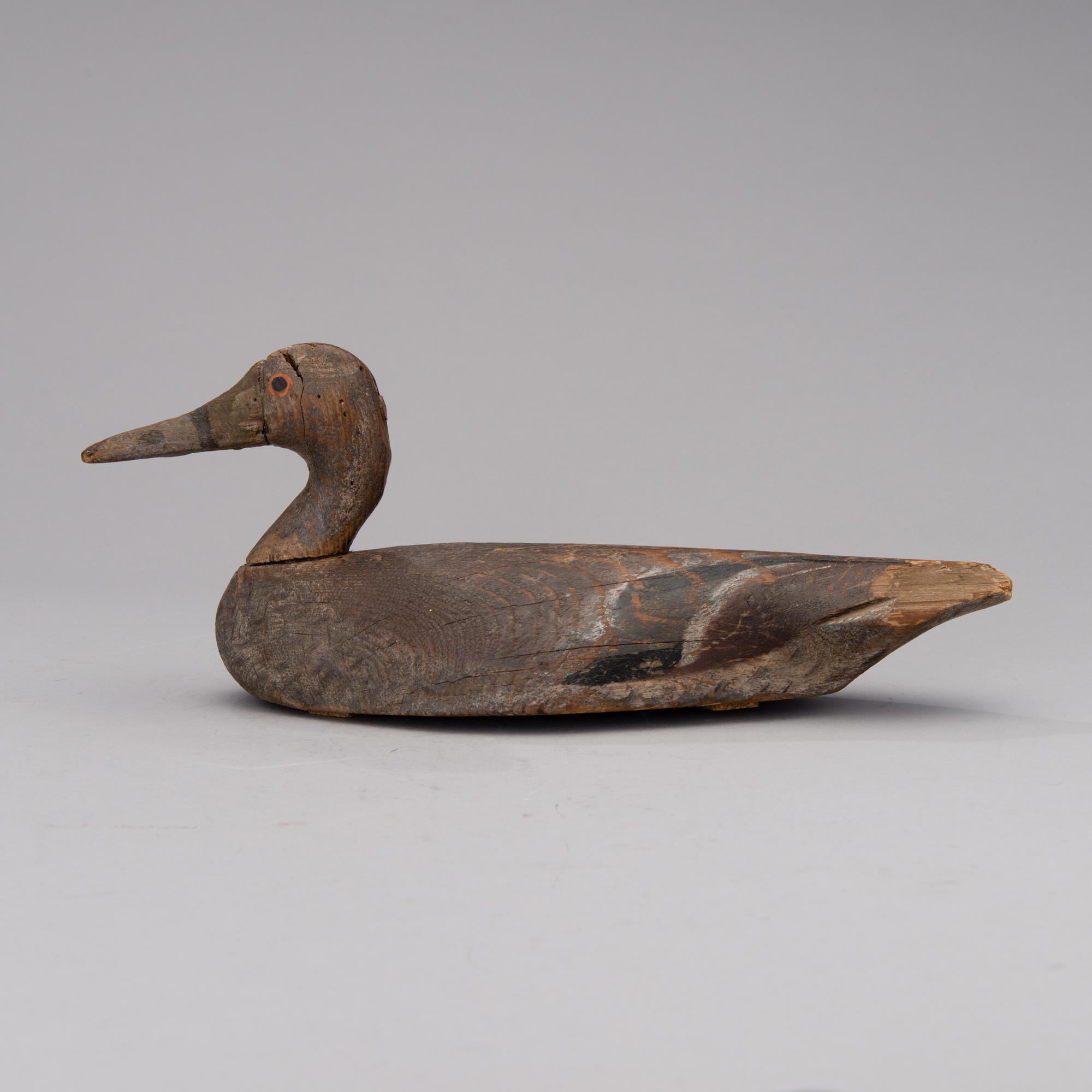 HOUKUTUSLINTU, puuta, 1900-luvun alkupuoli.