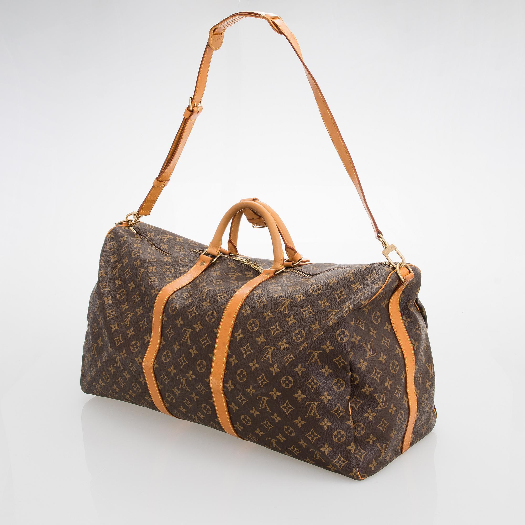 Louis Vuitton, Monogram 'Keepall 60 Bandoulière' Weekendbag.