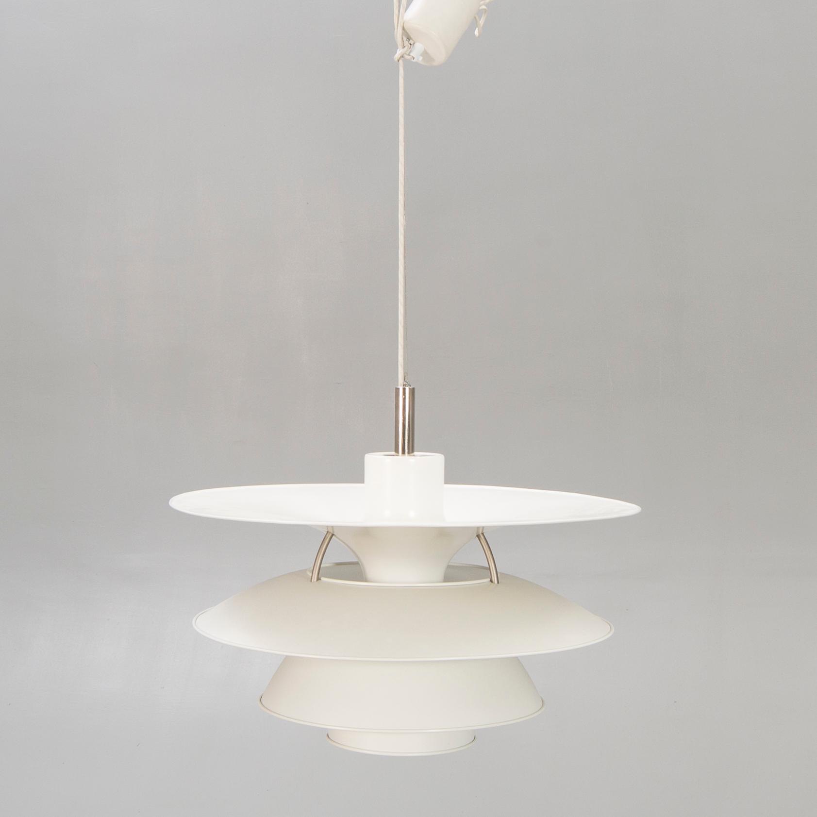 A Poul Henningsen PH 6 1/2 Charlottenborg ceiling pendant Louis Poulsen.