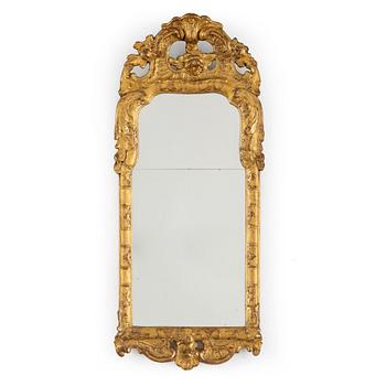 A mid 20th century Rococo style mirror.