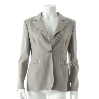 888. ARMANI, a grey cashmere jacket.