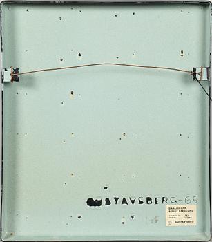 BENGT BERGLUND, emalj på metall, Gustavsberg, 1965, signerad och numrerad 61/200.