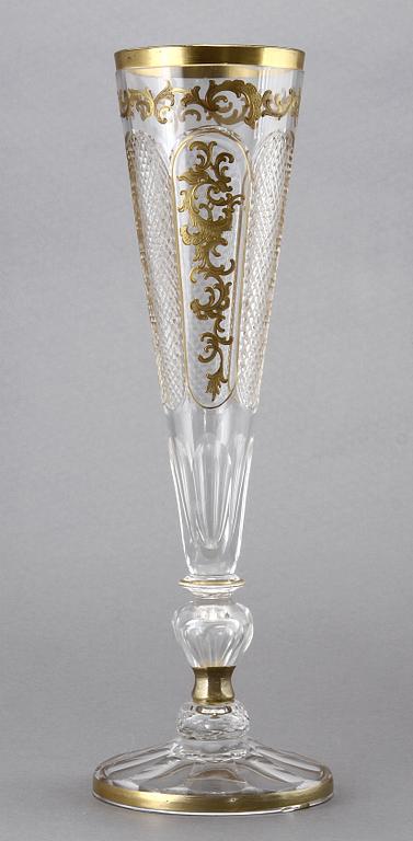 POKAL, glas, troligen Böhmisk, 1800/1900-tal.