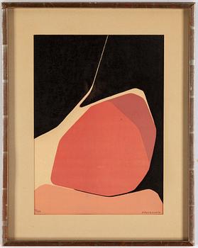 Pablo Palazuelo, lithograph in colours, signed P Palazuelo and numbered 10/150 in pencil.