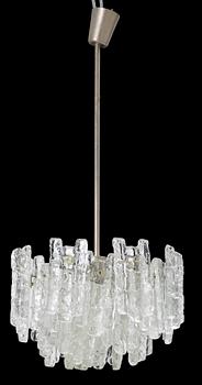 TAKLAMPA, "Ice block chandelier", J.T Design, Kalmar, Österrike, 1960-tal. H ca 85.