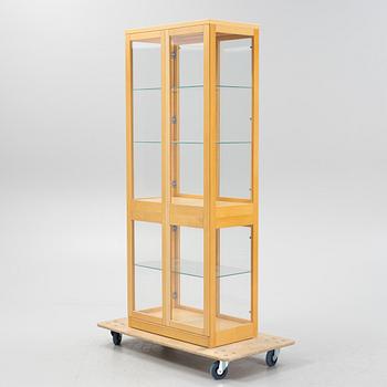 Karin Mobring & Thomas Jelinek, a 'Stockholm' glass and birch cabinet, IKEA, late 20th Century.
