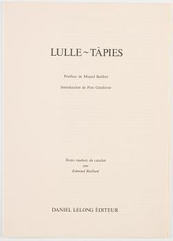 Antoni Tàpies, "Llull-Tàpies".