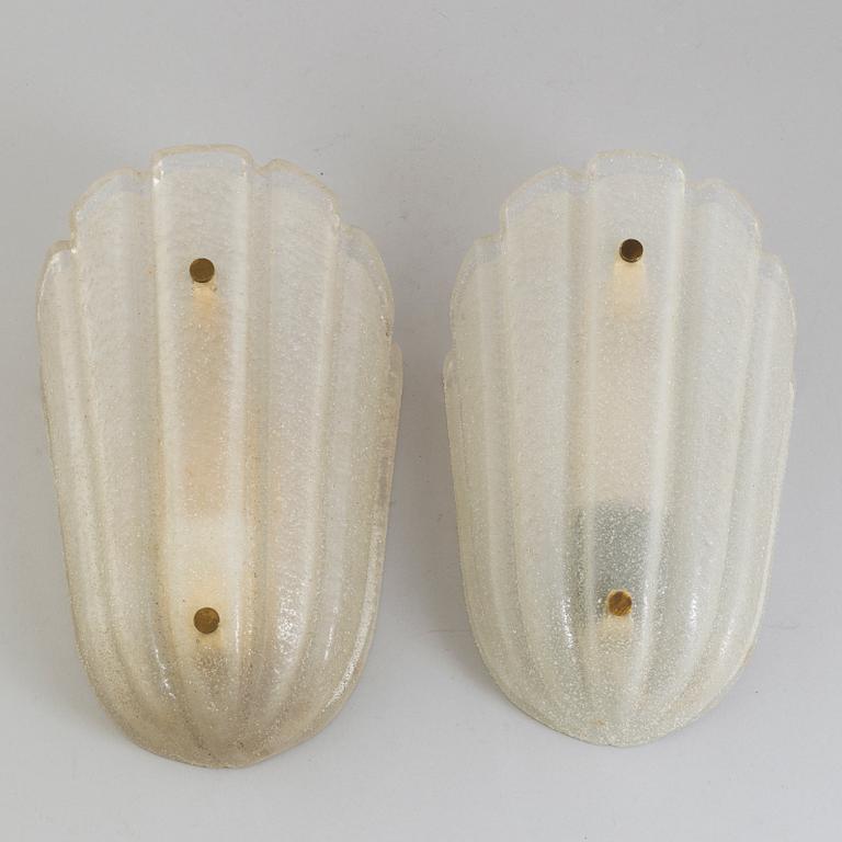 a pari of 1920's Art Deco wall sconces.