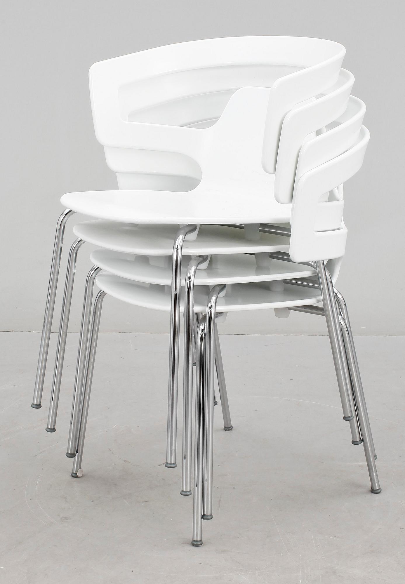 KARMSTOLAR, 4 st, "Segesta", Alfredo Häberli, Alias Design, formgiven 2002.