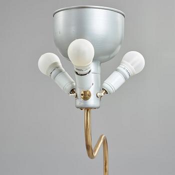 Josef Frank, a pair of brass floor lights, Svenskt Tenn, Sweden.