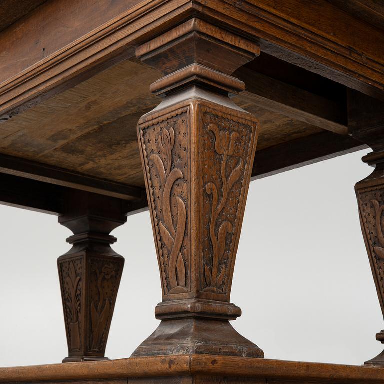 A Swedish provincial table, dated 1792.