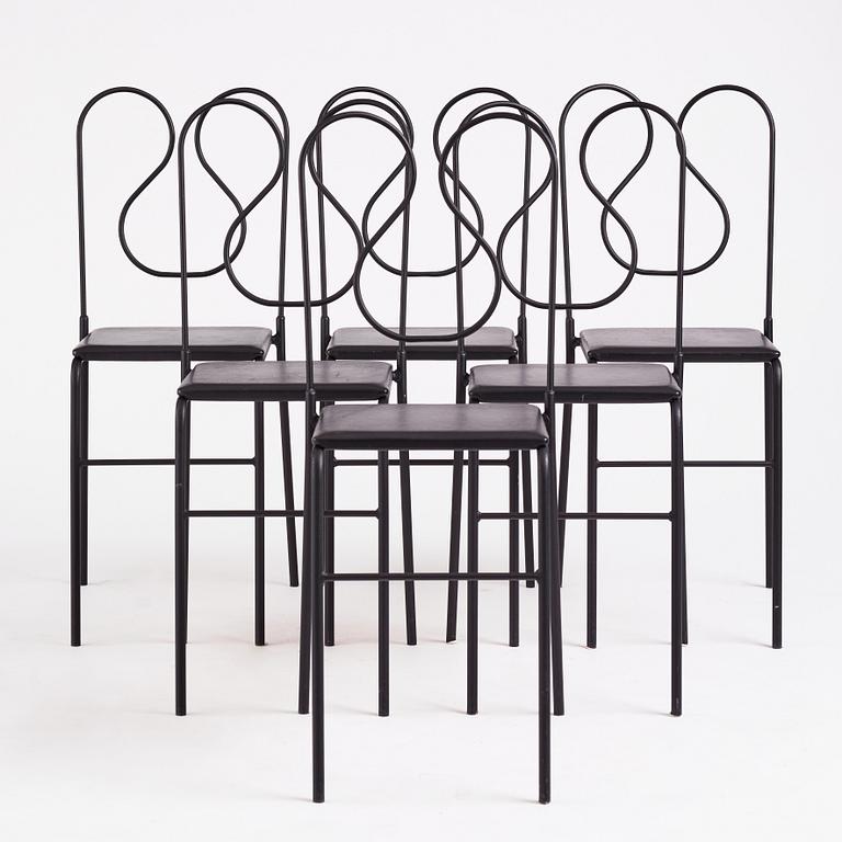 Jonas Bohlin, a set of 6 'Liv' chairs, Jonas Bohlin Design AB, Stockholm, post 1997.