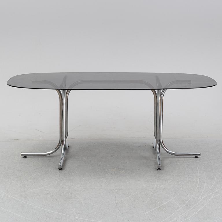 A dining table, Italy, 1980's.