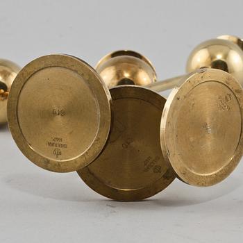 LJUSSTAKAR, 3 st, "Tulpan", Pierre Forsell, Skultuna, 1900-talets andra hälft.