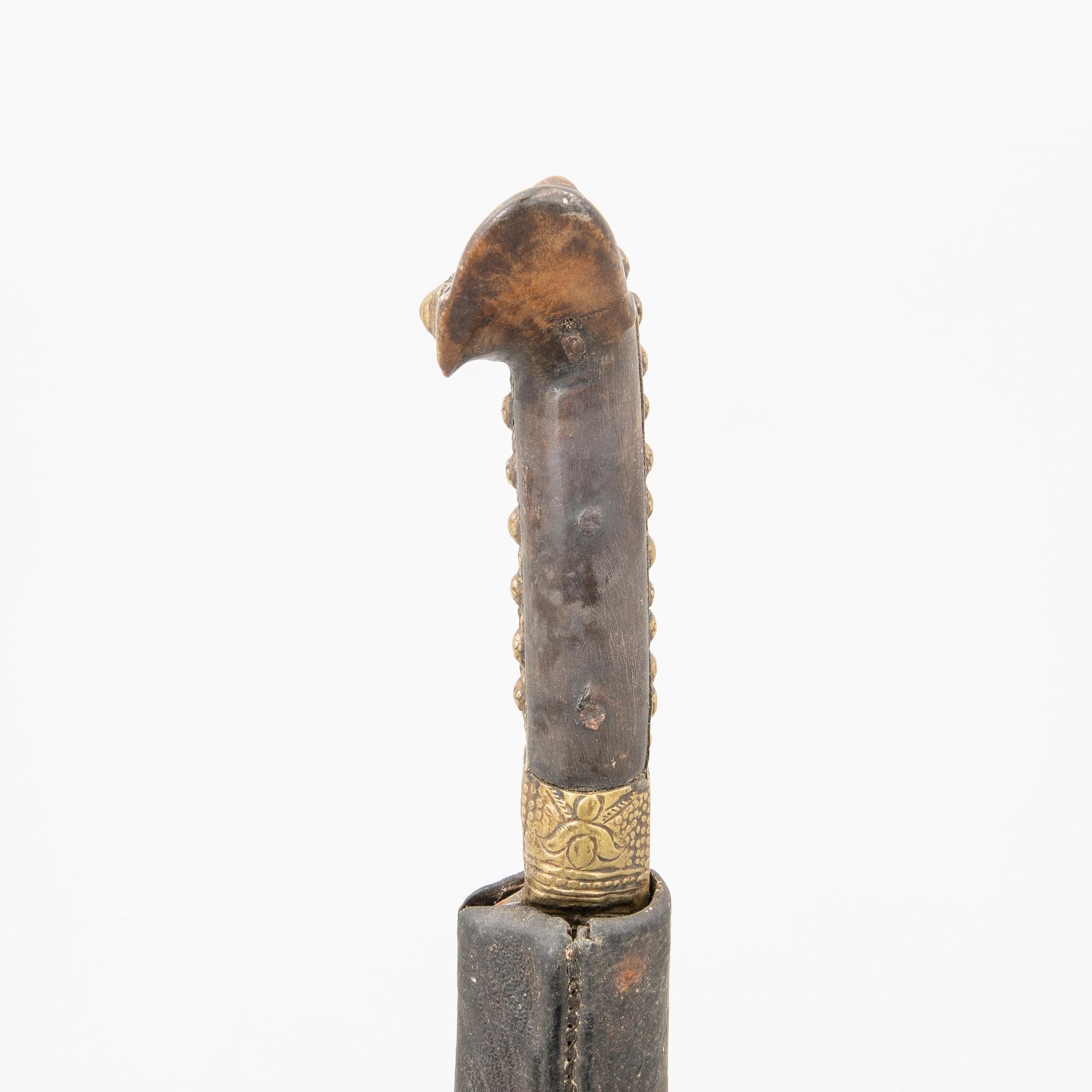 Yataghan, 1800-tal, med balja.