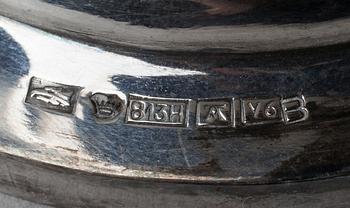 GRÄDDSNÄCKA, silver, Auran Kultaseppä, Åbo 1950. Vikt 159 g.