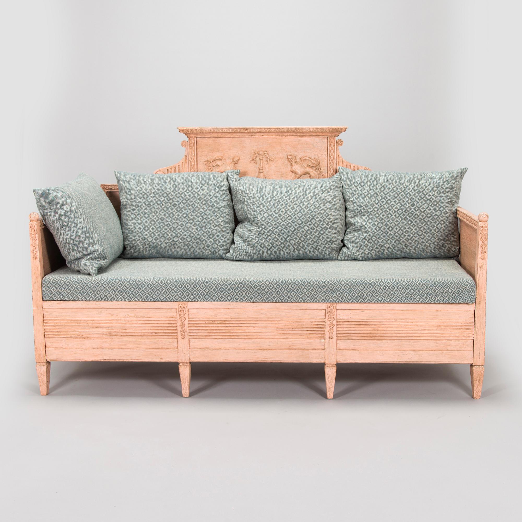 Soffa, gustaviansk, tidigt 1800-tal.
