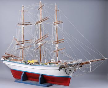 BÅTMODELL, 1900-talets andra hälft.