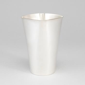 VERA FERNGREN, a silver beaker, GAB, Stockholm 1965.