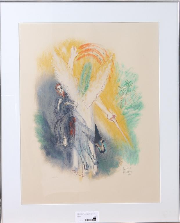 REUVEN RUBIN, färglitografier, 2 st, sign o numr 10/150.