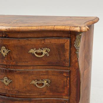 A late Baroque chest of drawers, mid-18th Century.