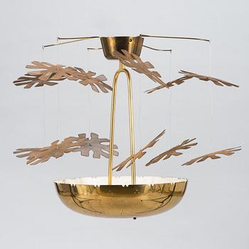 Paavo Tynell, a mid-20th-century 'Snowflake' chandelier for Taito.