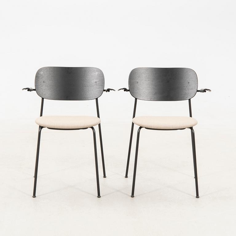 Norm Architects armchairs, 3 pcs "Menu Co" before Audo Copenhagen, contemporary.