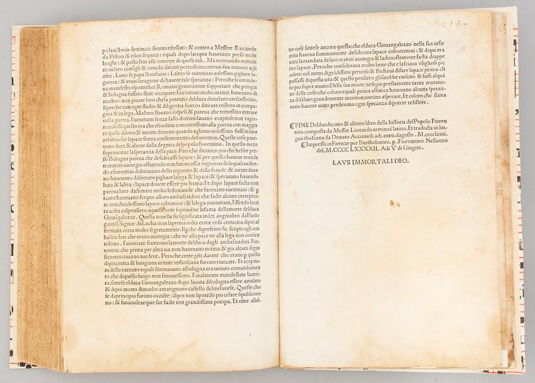 BOK, History of Florence, 1492.