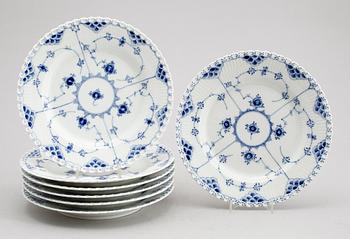 MATTALLRIKAR, 7 st, porslin, Royal Copenhagen.