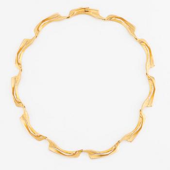 Björn Weckström, necklace, "Shadows of the Convoy", 14K gold. Lapponia 1976.