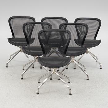 Francesco Binfaré, stolar, 6 st,  "Annett", Magis, samtida.